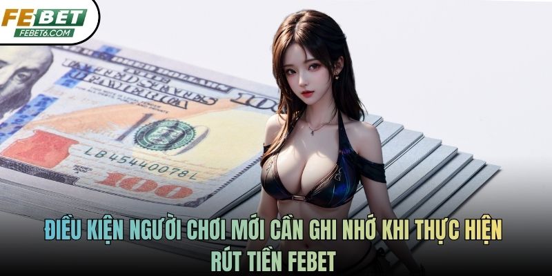 Điều kiện người chơi mới cần ghi nhớ khi thực hiện rút tiền FEBET