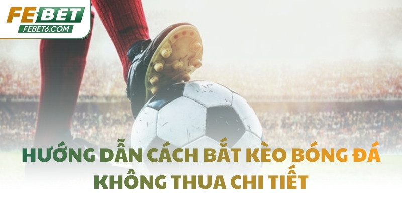 Hướng dẫn cách bắt kèo bóng đá không thua chi tiết