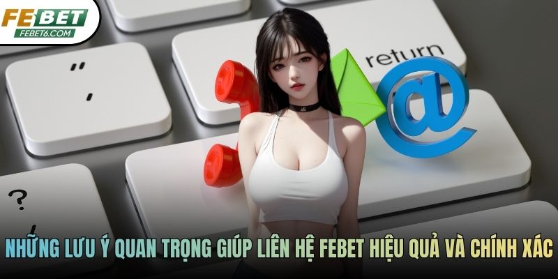 Những lưu ý quan trọng giúp liên hệ FEBET hiệu quả và chính xác